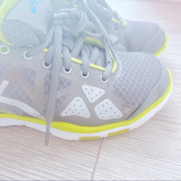 EUC Asics Gel S377N - Grey/Green Walking Running Shows - Picture 4 of 6